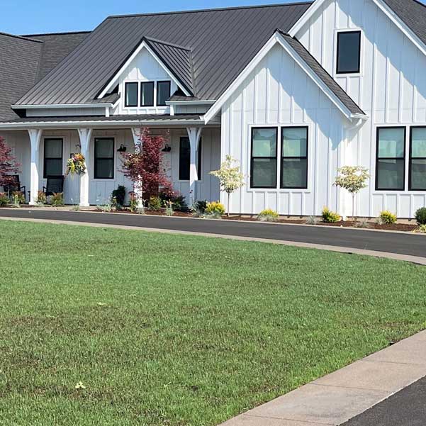 Farmhouse luxury is this custom home built by Riddle Construction
