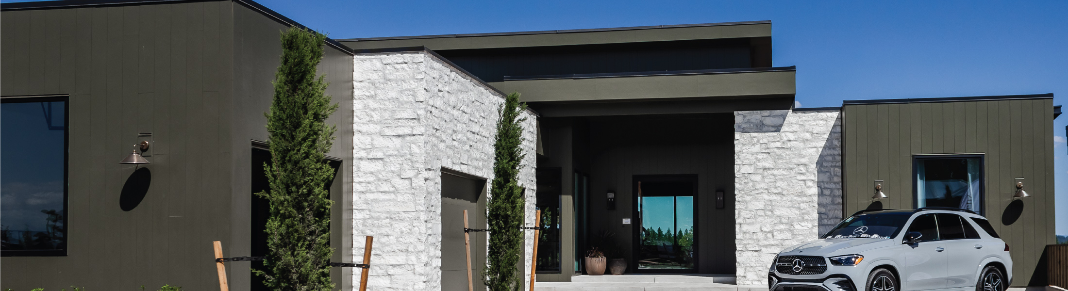 The Lagom custom home built by Riddle Construction Organic Modern