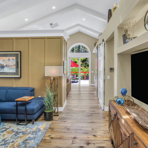 Living area of a custom home built by Riddle Construction Living area of a custom home built by Riddle Construction