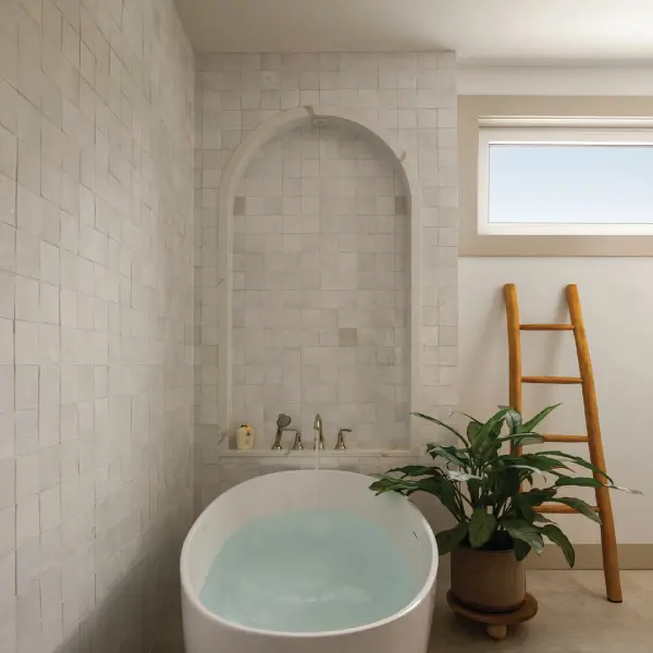 Soaking tub in a custom home in Neskowin, Oregon Soaking tub in a custom home in Neskowin, Oregon