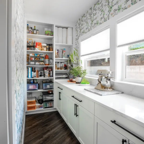 Pantry in a single family vacation custom home at the Oregon Coast Pantry in a single family vacation custom home at the Oregon Coast