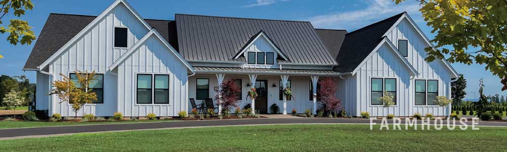 Farmhouse Luxury Homes built by Riddle Construction