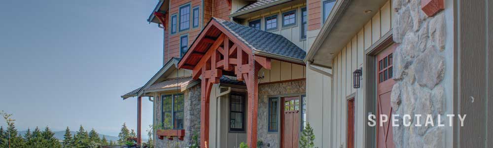 Specialty Style Luxury Homes built by Riddle Construction