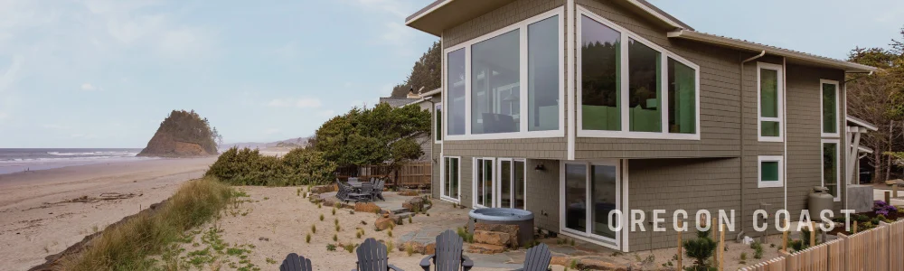Oregon Coast Luxury Homes built by Riddle Construction